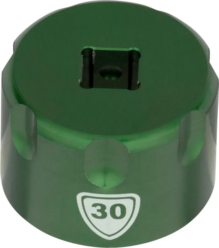 Abbey Bike Tools Suspension Top Cap Socket Aufsatz - green | 30 mm Expressversand