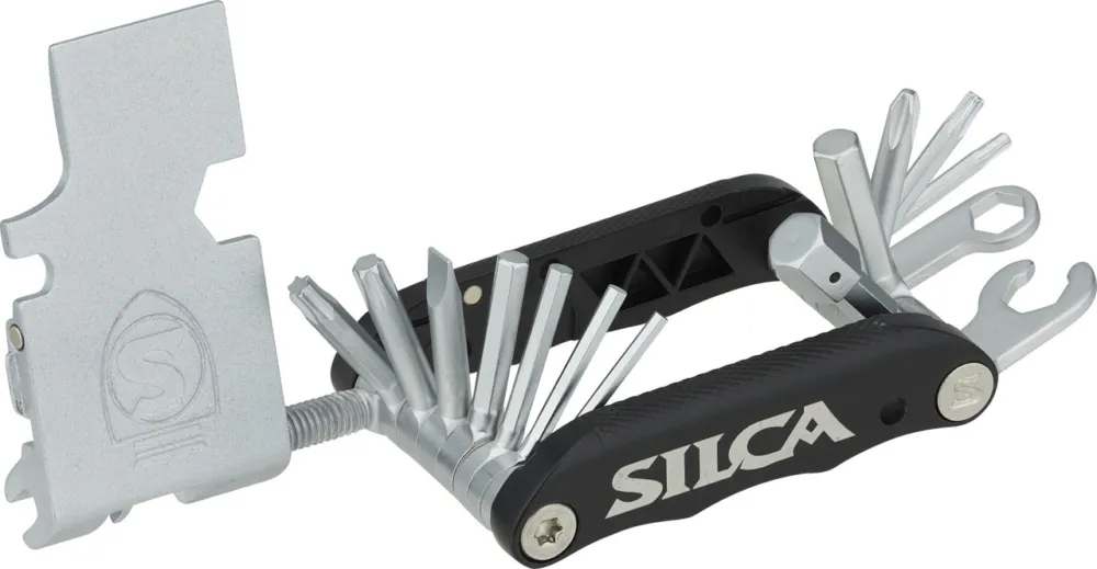 SILCA Italian Army Knife Venti Multitool - schwarz Garantierte Lieferung