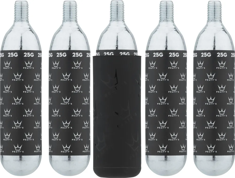 Nur Heute Peaty's Holeshot CO2 Cartridge Ersatzkartuschen 25 g - 5 Stück - universal