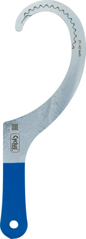 Cyclus Tools Zahnkranzschlüssel / Kassettenschlüssel für 21-42 Zähne - silber-blau Wochenendangebot