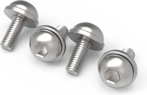 Zertifiziert EARLY RIDER Schraubenset Laufrad+Dropout alle Modelle 4 Stück - silver | 17.5 mm