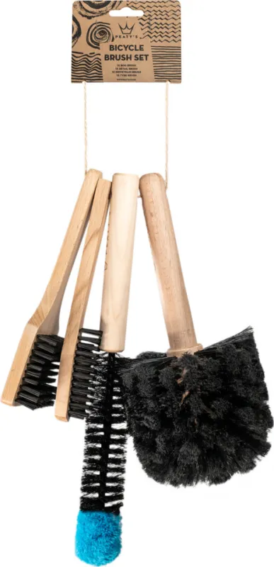 Letzte Chance Peaty's Bicycle Brush Set Bürstenset 4-teilig - universal