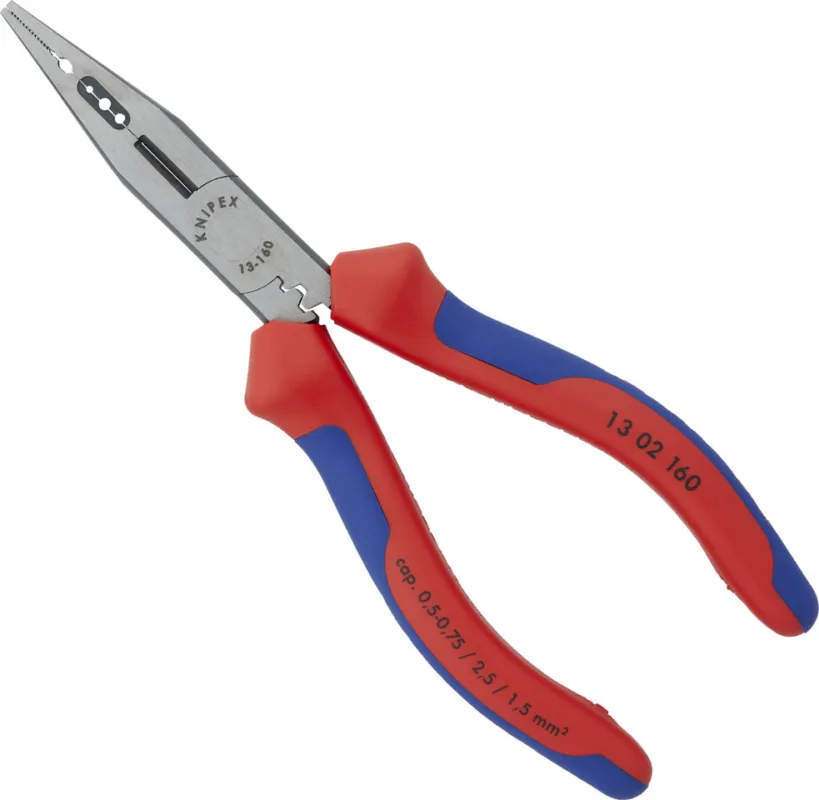 Markenware Knipex Verdrahtungszange - rot-blau