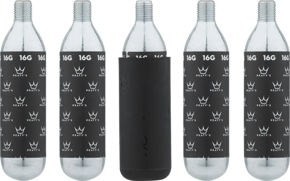Top-Angebot Peaty's Holeshot CO2 Cartridge Ersatzkartuschen 16 g - 5 Stück - universal