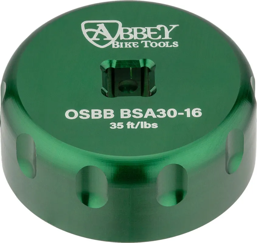 Echt Abbey Bike Tools Bottom Bracket Socket Single Sided Innenlagerwerkzeug für BSA30-16 - green