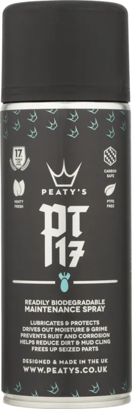Peaty's PT17 Maintenance Spray - universal | 400 ml Beliebt