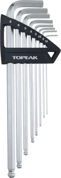 Preisreduziert Topeak DuoHex Wrench Innensechskantschlüssel-Set - silber