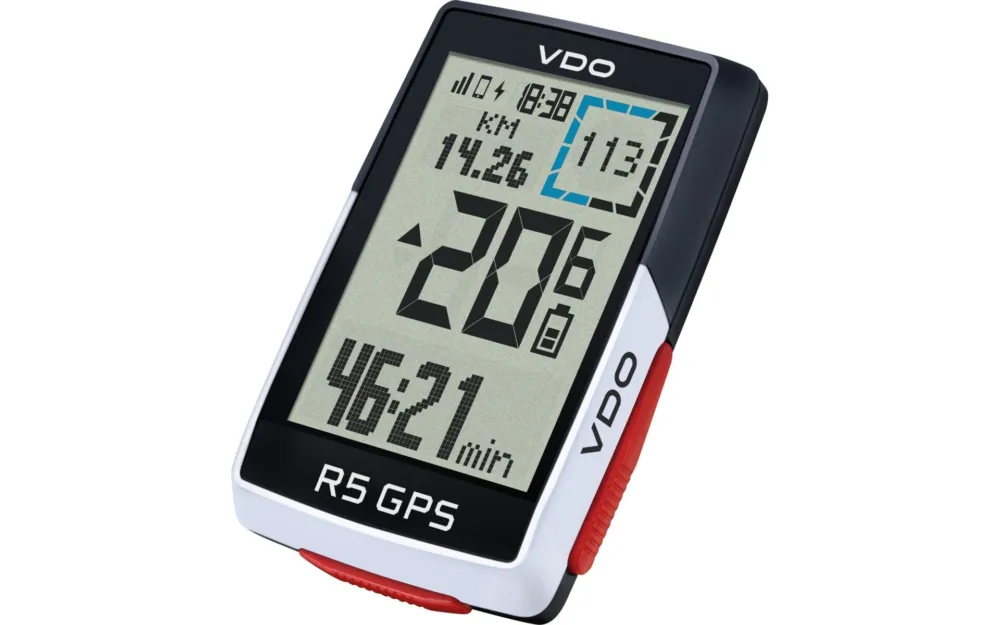 Neu VDO Fahrradtacho R5 GPS Full Sensor 34+ Funktionen, inkl Tritt- & Herzfrequenz Sensoren