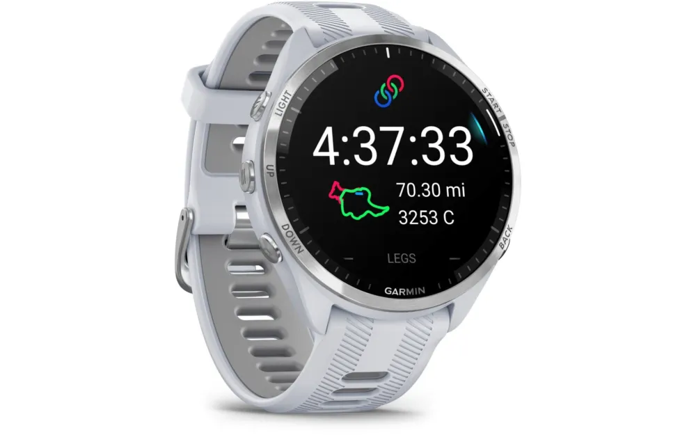 Garmin Forerunner 965 GPS Triathlonuhr - Weiß Nur Für Kurze Zeit
