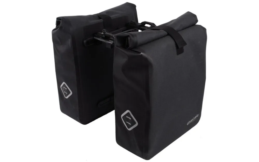 Atran Velo System Doppelpacktasche Travel 37x33x42cm, schwarz, inkl. AVS Adapter Meistverkauft