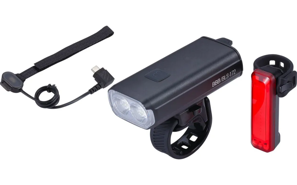 Nur Heute BBB Akku Lichtset StrikeDuo Combo 1600 BLS-175 inkl. Signal II Rücklicht