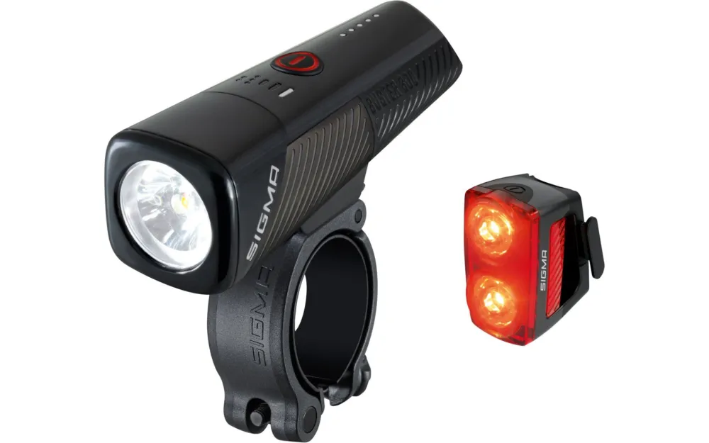 Kracherpreis Sigma Akku Lichtset Buster 800 mit RL 150 Rücklicht