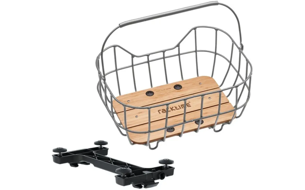 Racktime System Korb Baskit Breeze 2.0 47x35x24cm, silber, 25ltr, Snapit 2.0 Neue Kollektion
