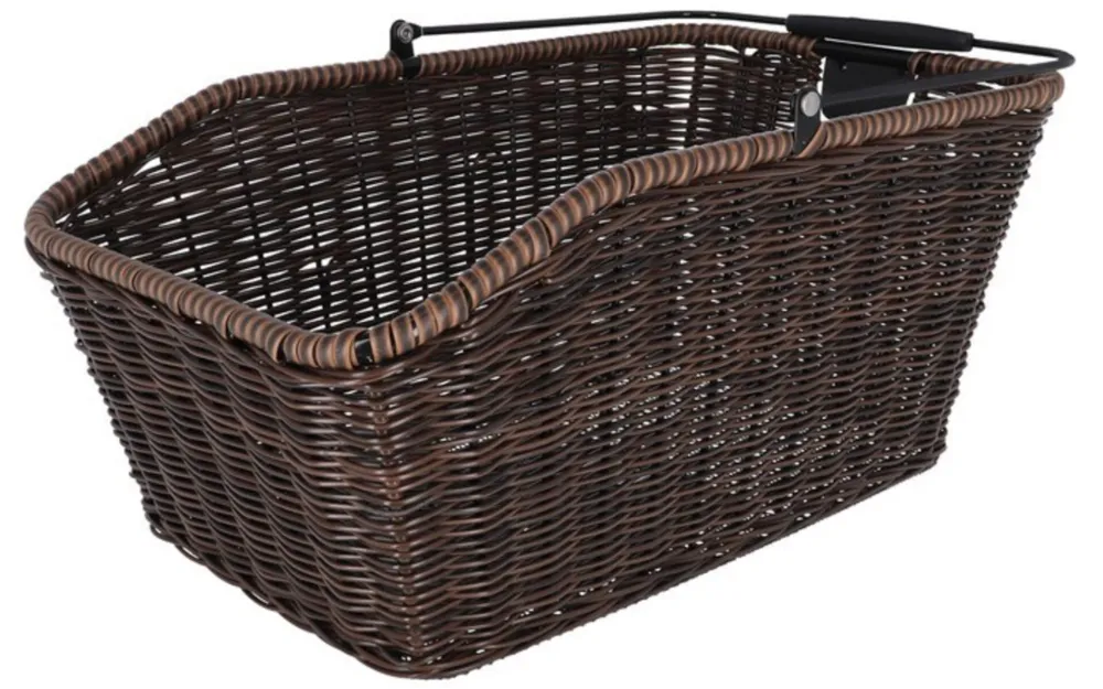 Klickfix Hinterradkorb Structura GT 44x24x20cm, br, geflochten für Racktime Beliebt