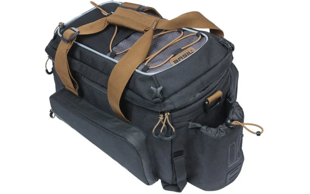 Basil Gepäckträgertasche Miles XL Pro, 31x23x20cm, 9-36ltr - Orange Sale