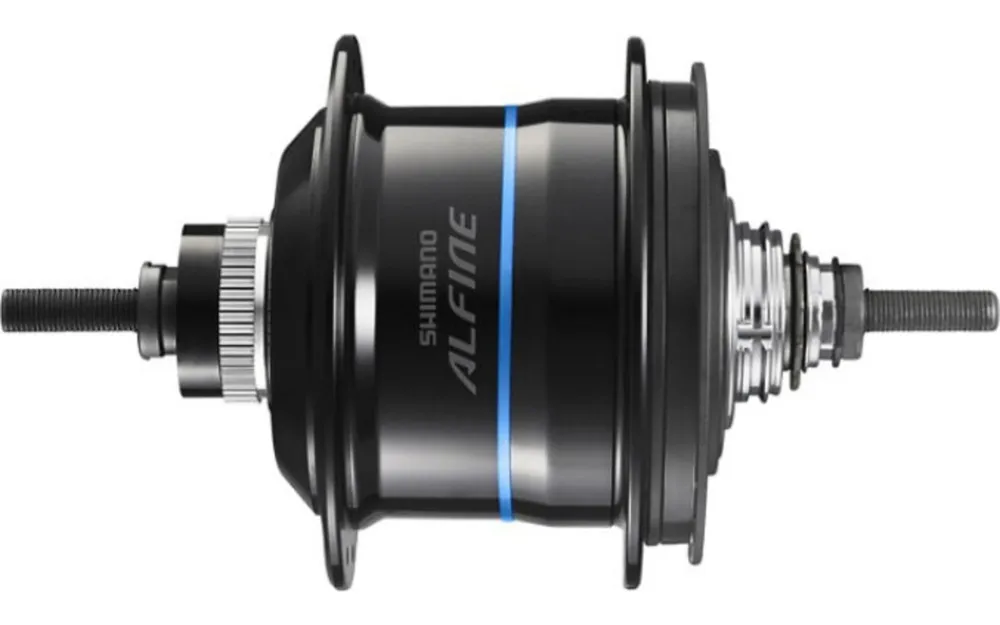 Super-Preis Shimano Getriebenabe Alfine Di2 11-Gang SG-S7051 für Scheibenbremse, 32 Loch schwarz, 135 mm, 187 mm