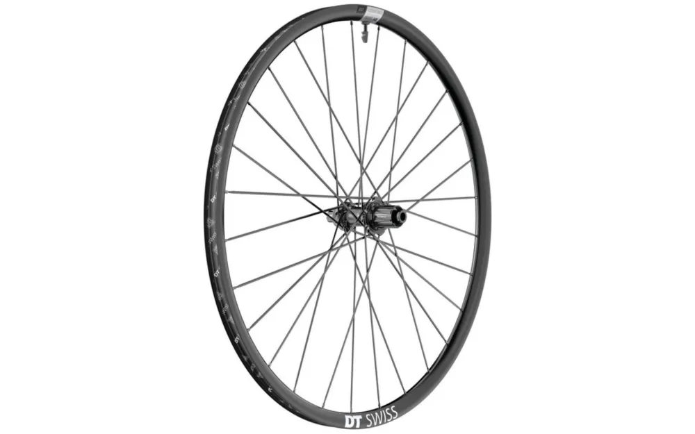 Bestpreis DT Swiss Laufrad HE 1800 Spline 23 DB 28"/22 Alu, sw, CL, Shimano RD 11 - hinten