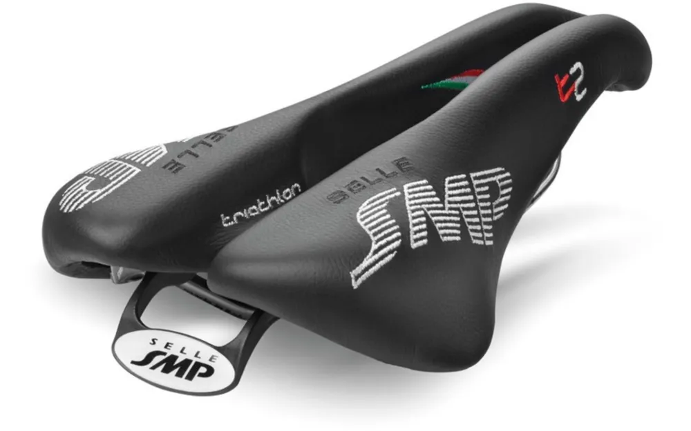 Selle SMP Sattel Triathlon T2 schwarz, Unisex, 260x156mm, ca. 375g Markenware