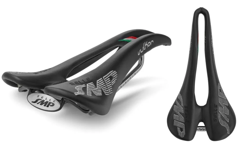 Selle SMP Sattel Vulkor schwarz, unisex, 266x136mm, ca. 235g Expressversand