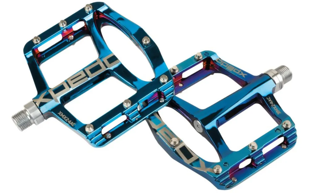 Neue Ware Xpedo Pedal SPRY+ blueray, 9/16", Plattform, XMX24AC