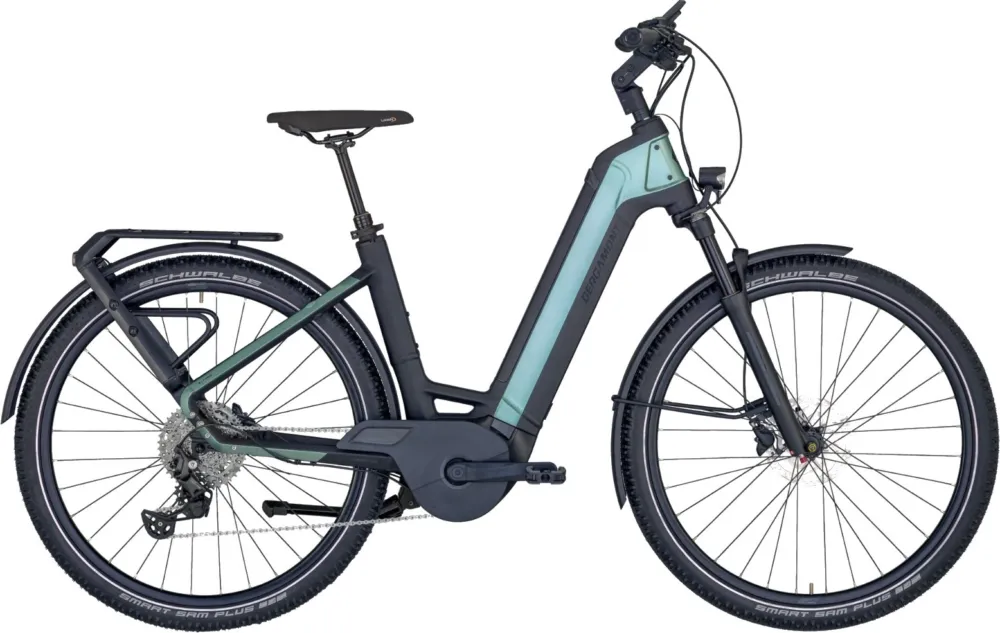 Zertifiziert Bergamont E-Ville SUV Tour - 625 Wh - 28 Zoll - Tiefeinsteiger - 2026 - shiny uranian green - Größe M