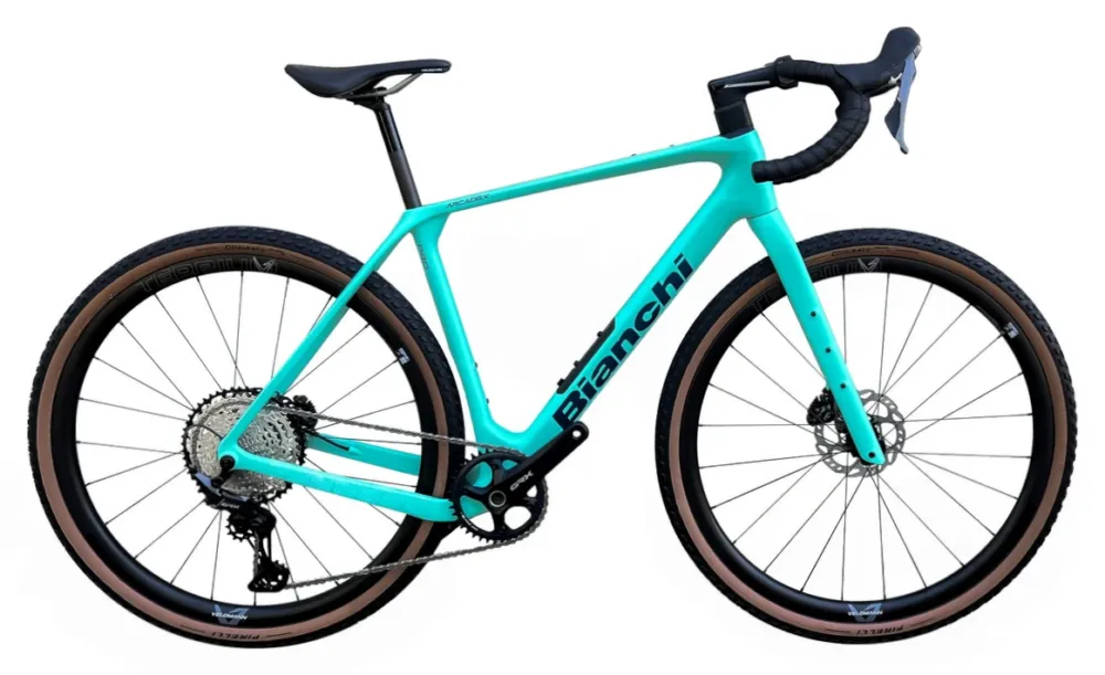 Preisreduziert Bianchi Arcadex Pro - GRX 820 - 28 Zoll - Diamant - 2026 - AF - CK16 / Green Water Matt - Größe MD