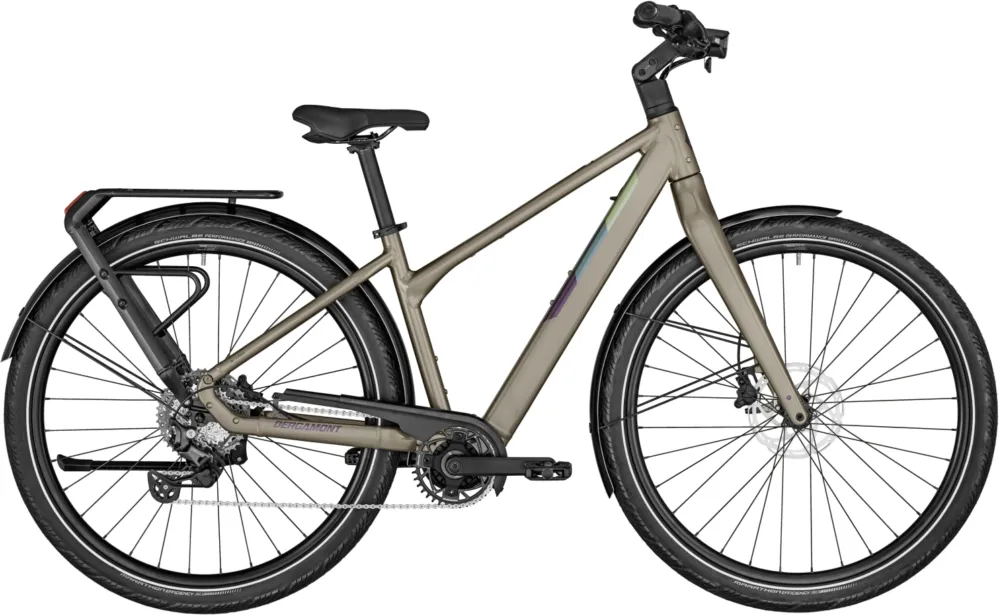 Bergamont E-Vitess Sport Lady - 360 Wh - 28 Zoll - Trapez - shiny taupe brown - Größe 48 CM Günstig