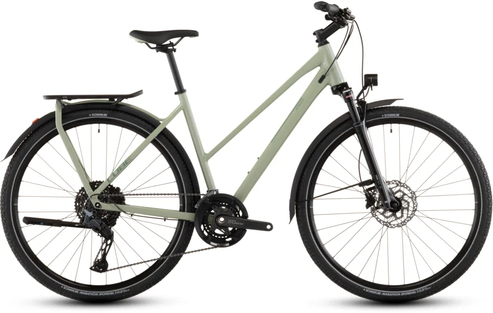 Cube Kathmandu EXC - 28 Zoll - Trapez - 2026 - pea´n´grey - Größe 46 CM Neue Kollektion
