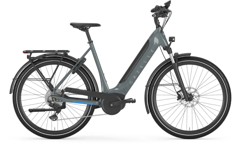 Echt Gazelle Ultimate T10 HMB - 625 Wh - 28 Zoll - Tiefeinsteiger - thunder grey gloss - Größe 53 CM