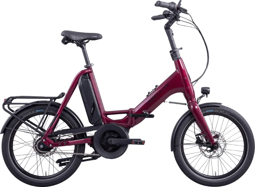 Billig Hercules Rob Fold F8+ - 545 Wh - 20 Zoll - Faltrahmen - 2026 - ultimacy bordeaux-glossy - Größe 50 CM