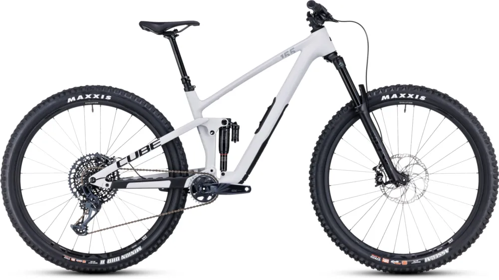 Versand Am Gleichen Tag Cube Stereo ONE55 C:62 Race 29 - 29 Zoll - Fully - lightgrey´n´grey - Größe S