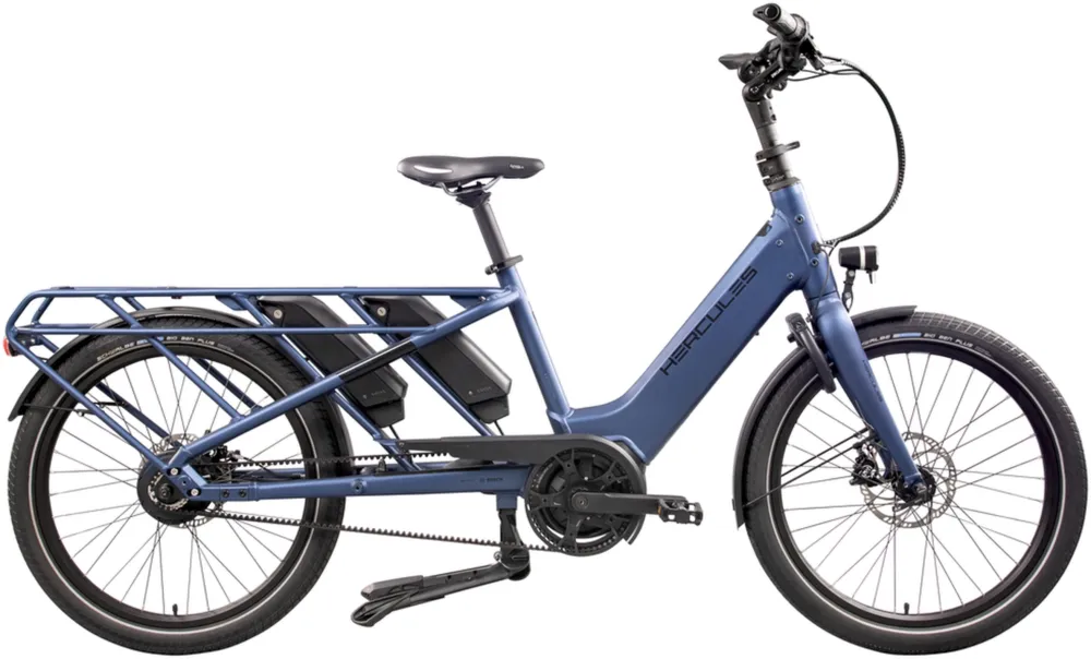 Preisreduziert Hercules Rob Family F360 - 1000 Wh - 24 Zoll - Longtail - dunkelblaumetallic - Größe 45 CM