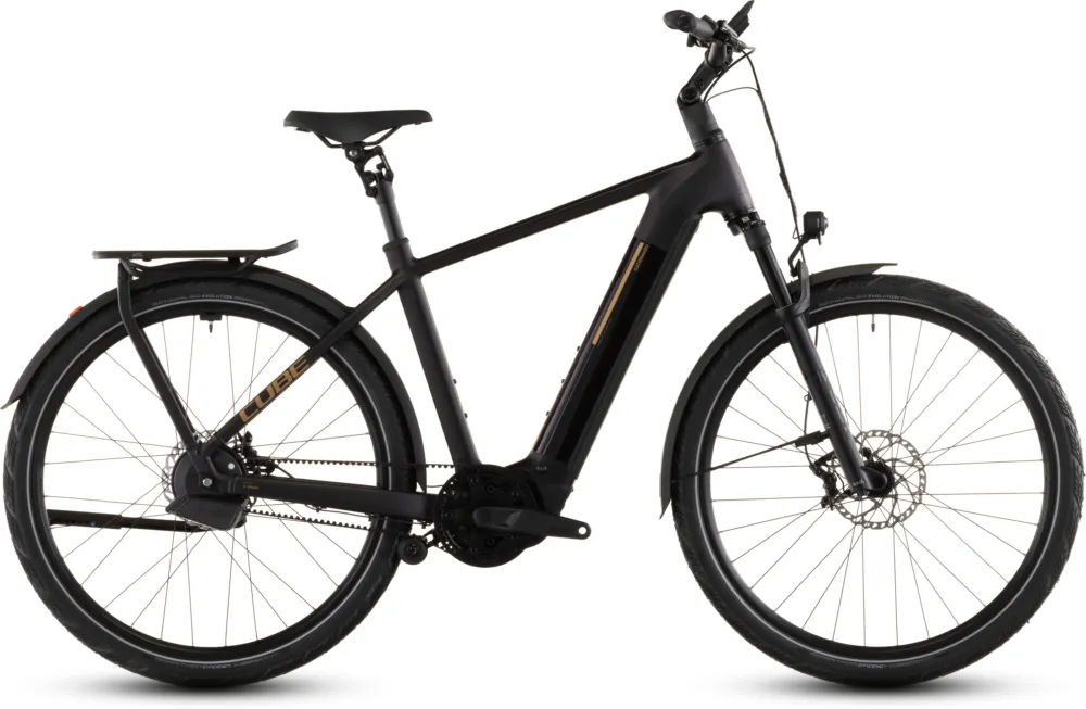 Sale Cube Kathmandu Hybrid Comfort SLX 800 - 800 Wh - 28 Zoll - Diamant - 2026 - solareclipse´n´gold - Größe 58 CM