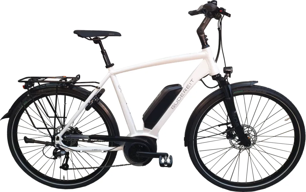 Gudereit ET-3 evo - 500 Wh - 28 Zoll - Diamant - weiß glanz - Größe 58 CM Preis Gesenkt