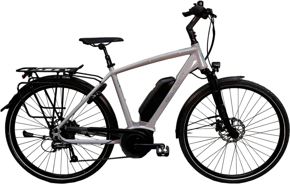 Jetzt Bestellen Gudereit ET-3 evo - 500 Wh - 28 Zoll - Diamant - Hellgrau Glanz - Größe 58 CM