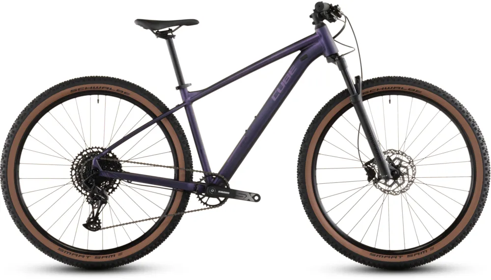 Expressversand Cube Attention SLX - 29 Zoll - Diamant - 2026 - purplegalaxy´n´black - Größe L