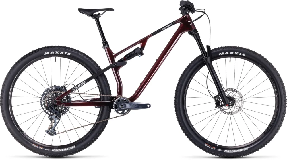 Cube AMS ONE11 C:68X Pro 29 - 29 Zoll - Fully - liquidred´n´carbon - Größe S Kostenloser Versand