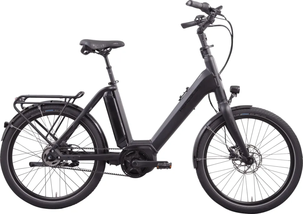 Solange Der Vorrat Reicht Hercules Futura Compact R5 - 545 Wh - 24 Zoll - Tiefeinsteiger - 2026 - black matt - Größe 49 CM