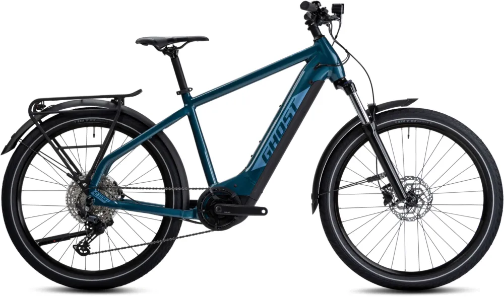 Begrenztes Angebot Ghost E-Teru Y Universal EQ - 630 Wh - 27,5 Zoll - Diamant - dirty blue/blue grey - glossy - Größe M