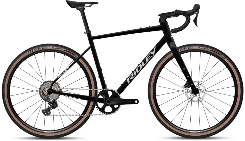 Zertifiziert Ridley Kanzo Adventure Alu - Shimano GRX600 1x - 28 Zoll - Diamant - Black / PC8 / kav01am - Größe L