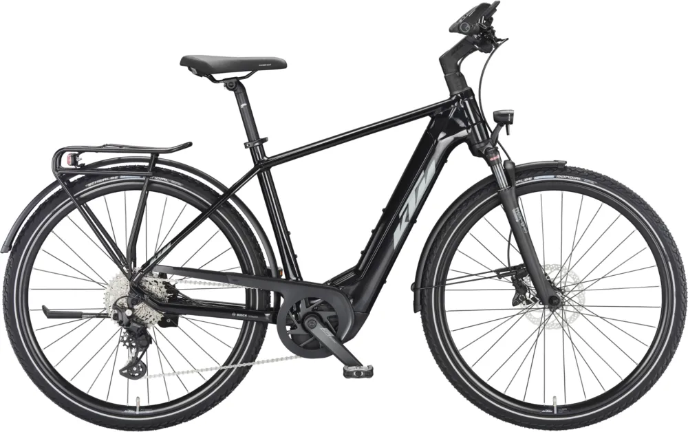 Letzte Chance KTM Macina Sport 610 - 625 Wh - 28 Zoll - Diamant - metallic black (grey+blue) - Größe 56 CM