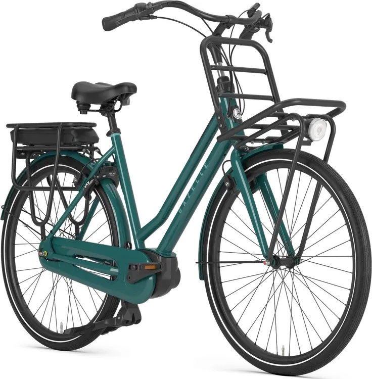 Gazelle HeavyDutyNL C7+ HMB - 500 Wh - 28 Zoll - Tiefeinsteiger - 2026 - thyme greengloss - Größe 49 CM Sichere Zahlung