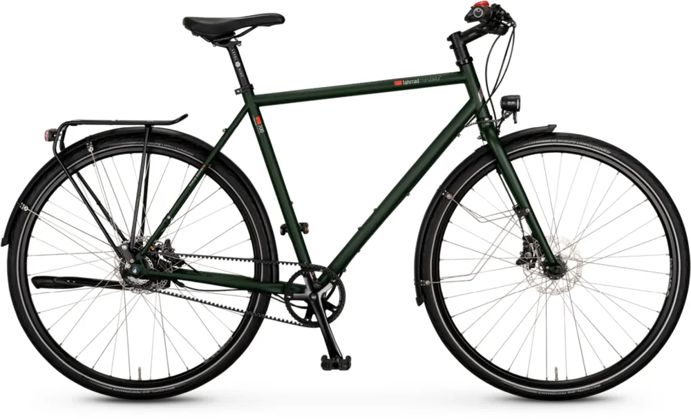 VSF Fahrradmanufaktur T-700 Alfine - 28 Zoll - Diamant - 2026 - schwarzoliv matt - Größe 62 CM Kostenfreie Lieferung