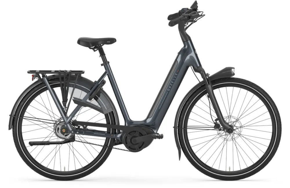Begrenztes Angebot Gazelle Grenoble C5 - 600 Wh - 28 Zoll - Tiefeinsteiger - 2026 - Anthracite Grey glänzend - Größe 57 CM
