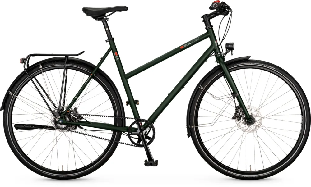 Letzte Chance VSF Fahrradmanufaktur T-700 Alfine - 28 Zoll - Trapez - 2026 - schwarzoliv matt - Größe 60 CM