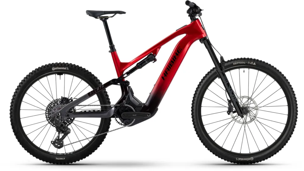 Top-Seller Haibike Allmtn CF 9 - 800 Wh - 29 - 27,5 Zoll - Fully - red/black/platinum glänzend - Größe M