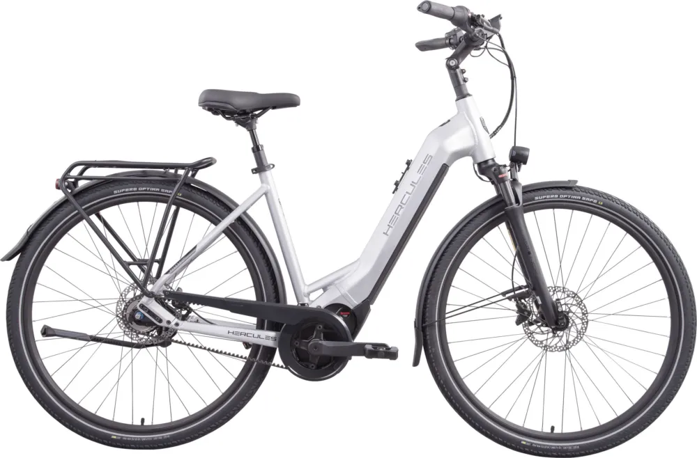 Hercules Pasero Comp I-F5 - 750 Wh - 28 Zoll - Tiefeinsteiger - silver matt - Größe 50 CM Garantierte Lieferung