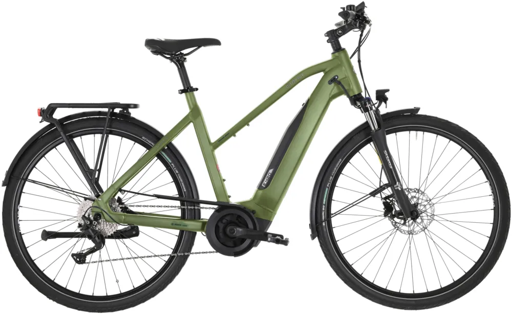 Carver Route E.420 - 500 Wh - 28 Zoll - Trapez - pale green/black/sand - Größe 55 CM Begrenztes Angebot