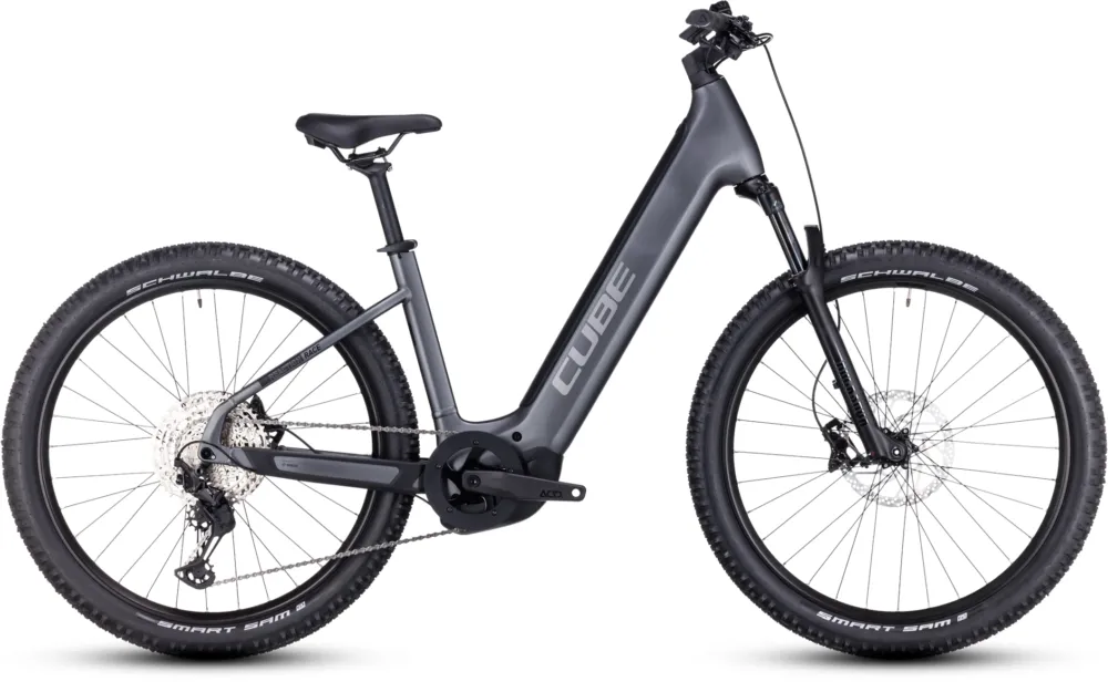 Cube Reaction Hybrid Race 750 - 750 Wh - 27,5 Zoll - Tiefeinsteiger - grey´n´metal - Größe 16 ZOLL Geprüft