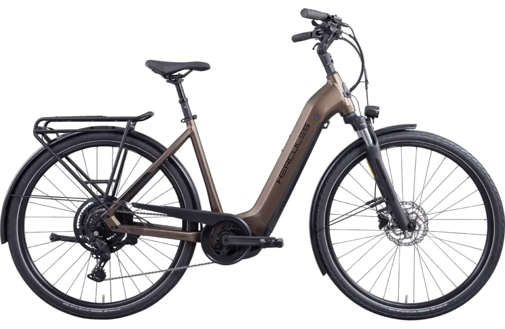 Neuheit Hercules Futura I-9 - 625 Wh - 28 Zoll - Tiefeinsteiger - 2026 - nutria-matt - Größe 45 CM